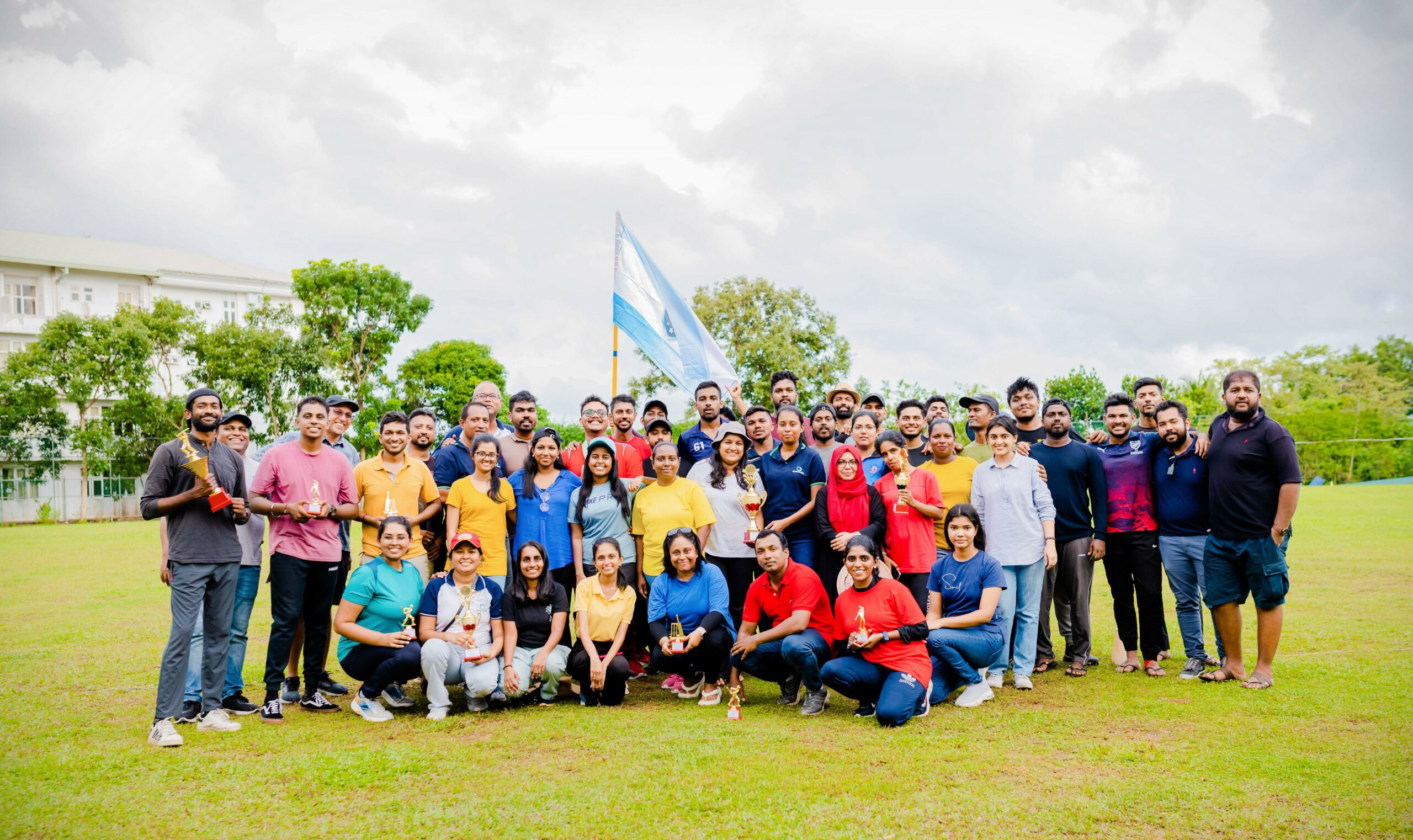 BISTEC team at an outdoor event