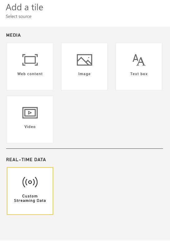 Add Stream Analytics Data